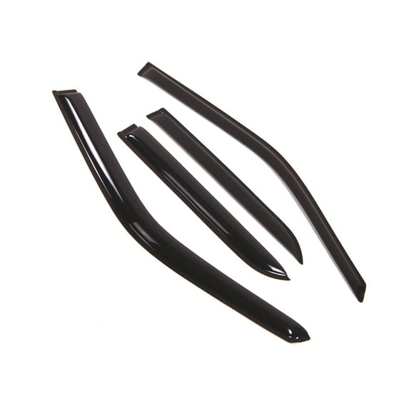 Tuningpros WD2-239 Outside Mount Window Visor Deflector Rain Guard Dark Smoke 4 Pcs Set For 1998-2002 Honda Passport