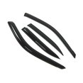 thumbnail image 1 of Tuningpros WD2-248 Outside Mount Window Visor Deflector Rain Guard Dark Smoke 4 Pcs Set For 2000-2005 Hyundai Accent Sedan, 1 of 5