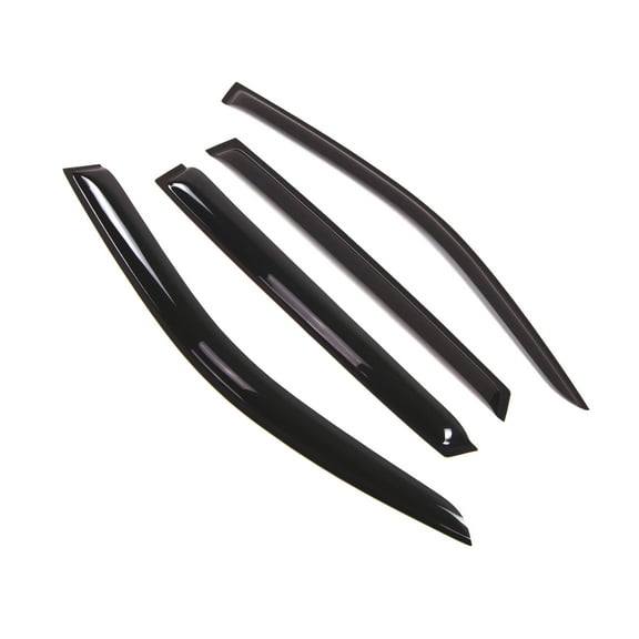 Tuningpros WD2-261 Outside Mount Window Visor Deflector Rain Guard Dark Smoke 4 Pcs Set For 2005-2009 Hyundai Tucson