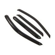Tuningpros WD2-271 Outside Mount Window Visor Deflector Rain Guard Dark Smoke 4 Pcs Set For 2005-2010 Jeep Grand Cherokee