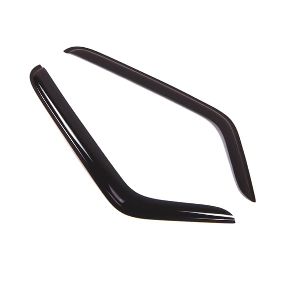 Tuningpros WD2-278 Outside Mount Window Visor Deflector Rain Guard Dark Smoke 2 Pcs Set For 2007-2016 Jeep Wrangler