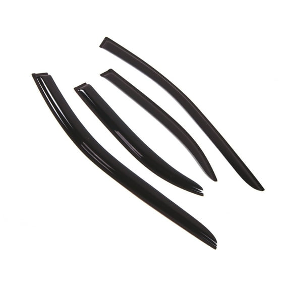 Tuningpros WD2-285 Outside Mount Window Visor Deflector Rain Guard Dark Smoke 4 Pcs Set For 2003-2010 Kia Sorento