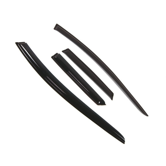 Tuningpros WD2-310 Outside Mount Window Visor Deflector Rain Guard Dark Smoke 4 Pcs Set For 2007-2011 Mazda CX-7
