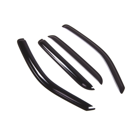 Tuningpros WD2-317 Outside Mount Window Visor Deflector Rain Guard Dark Smoke 4 Pcs Set For 2001-2007 Mazda Tribute