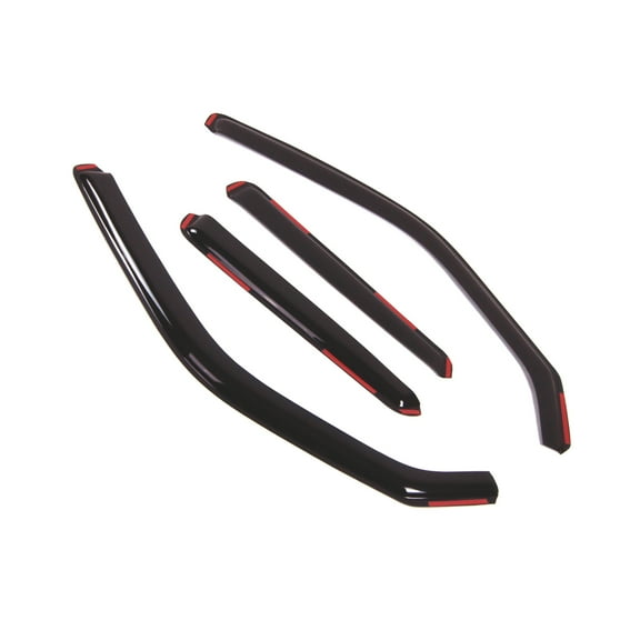 TuningPros In-Channel Window Visor Deflector Smoke Tinted 4 Pcs Set For 2011-2017 Nissan Juke