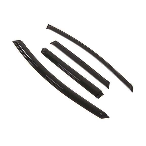 Tuningpros WD2-348 Outside Mount Window Visor Deflector Rain Guard Dark Smoke 4 Pcs Set For 2009-2014 Nissan Murano