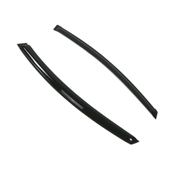 Tuningpros WD2-352 Outside Mount Window Visor Deflector Rain Guard Dark Smoke 2 Pcs Set For 2004-2010 Nissan Quest