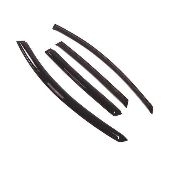 Tuningpros WD2-385 Outside Mount Window Visor Deflector Rain Guard Dark Smoke 4 Pcs Set For 2008-2010 Saturn Vue