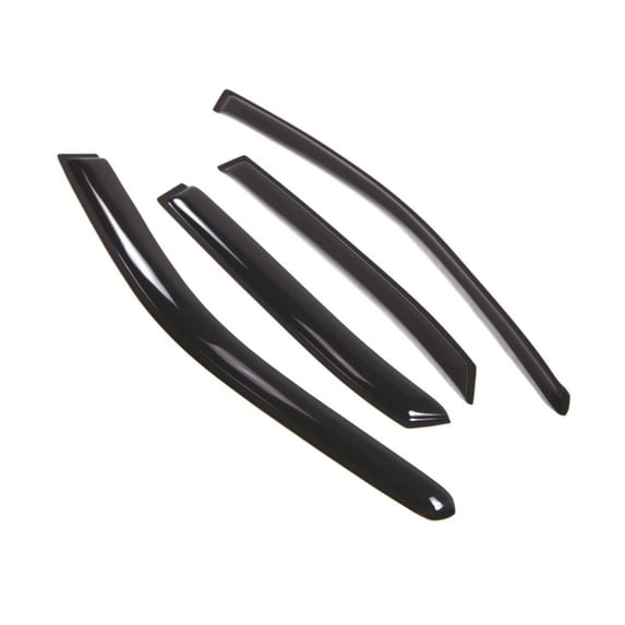 Tuningpros WD2-412 Outside Mount Window Visor Deflector Rain Guard Dark Smoke 4 Pcs Set For 2001-2004 Toyota Avalon Sedan