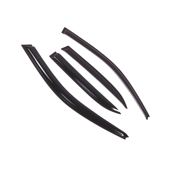 Tuningpros WD2-415 Outside Mount Window Visor Deflector Rain Guard Dark Smoke 4 Pcs Set For 1992-1996 Toyota Camry