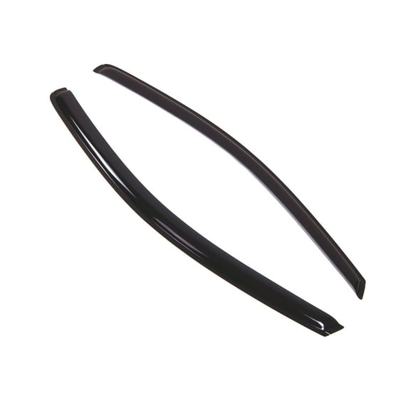 Tuningpros WD2-425 Outside Mount Window Visor Deflector Rain Guard Dark Smoke 2 Pcs Set For 2000-2005 Toyota Echo Coupe