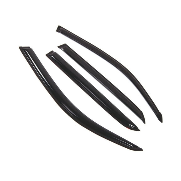 Tuningpros WD2-441 Outside Mount Window Visor Deflector Rain Guard Dark Smoke 4 Pcs Set For 2001-2007 Toyota Sequoia