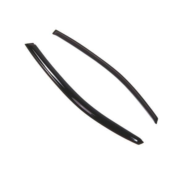 Tuningpros WD2-465 Outside Mount Window Visor Deflector Rain Guard Dark Smoke 2 Pcs Set For 2007-2011 Toyota Yaris Coupe