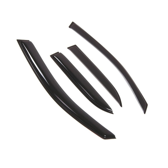 Tuningpros WD2-475 Outside Mount Window Visor Deflector Rain Guard Dark Smoke 4 Pcs Set For 1999-2003 Lexus RX300
