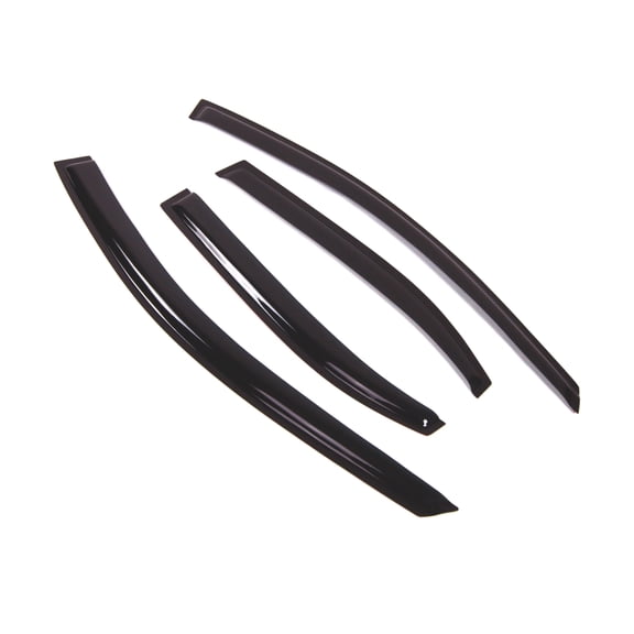 Tuningpros WD2-556 Outside Mount Window Visor Deflector Rain Guard Dark Smoke 4 Pcs Set For 2004-2008 Acura TSX