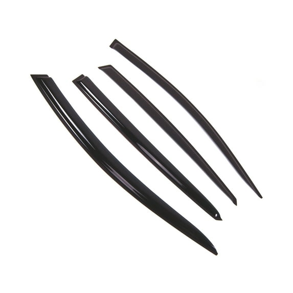 Tuningpros WD2-563 Outside Mount Window Visor Deflector Rain Guard Dark Smoke 4 Pcs Set For 2010-2015 Kia Optima