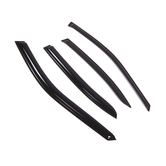Tuningpros WD2-617 Outside Mount Window Visor Deflector Rain Guard Dark Smoke 4 Pcs Set For 2005-2010 Kia Optima