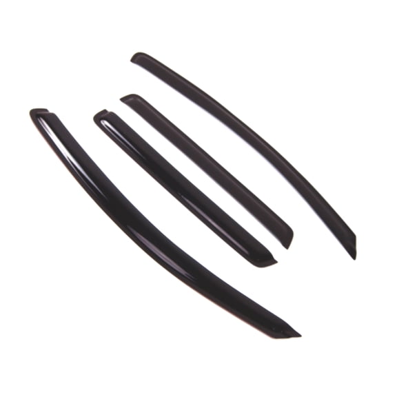 Tuningpros WD2-628 Outside Mount Window Visor Deflector Rain Guard Dark Smoke 4 Pcs Set For 2007-2012 Dodge Caliber