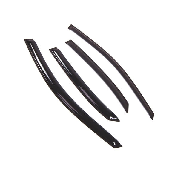 Tuningpros WD2-648 Outside Mount Window Visor Deflector Rain Guard Dark Smoke 4 Pcs Set For 2010-2015 Lexus RX350 RX450h