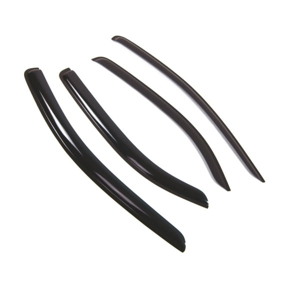 Tuningpros WD2-687 Outside Mount Window Visor Deflector Rain Guard Dark Smoke 4 Pcs Set For 2011-2015 Chevrolet Cruze