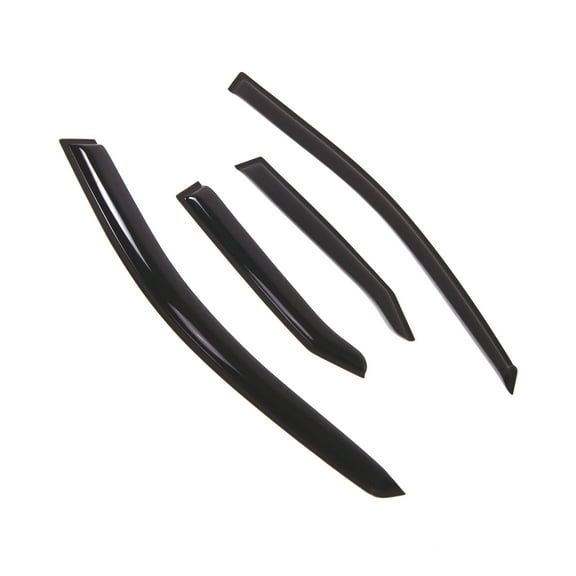 Tuningpros WD2-688 Outside Mount Window Visor Deflector Rain Guard Dark Smoke 4 Pcs Set For 2008-2013 Cadillac CTS