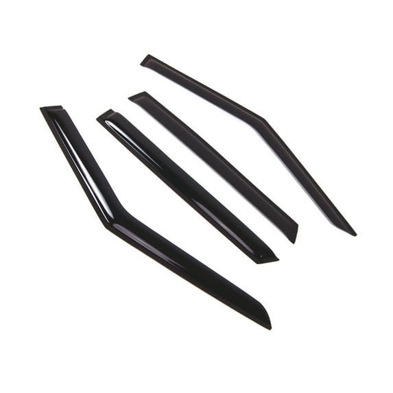 Tuningpros WD2-701B Outside Mount Window Visor Deflector Rain Guard Dark Smoke 4 Pcs Set For 2017-2018 Land Range Rover Evoque