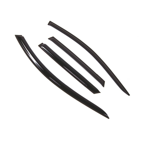 Tuningpros WD2-715 Outside Mount Window Visor Deflector Rain Guard Dark Smoke 4 Pcs Set For 2013-2017 Mazda CX-5