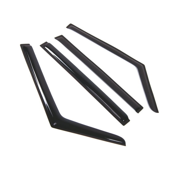 Tuningpros WD2-727 Outside Mount Window Visor Deflector Rain Guard Dark Smoke 4 Pcs Set For 2002-2014 Mercedes-Benz G500 G55