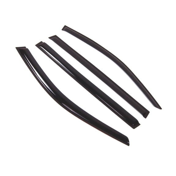 Tuningpros WD2-730 Outside Mount Window Visor Deflector Rain Guard Dark Smoke 4 Pcs Set For 2013-2015 Mercedes GL450 GL500