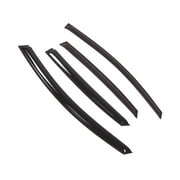 Tuningpros WD2-732 Outside Mount Window Visor Deflector Rain Guard Dark Smoke 4 Pcs Set For 2013-2015 Nissan Sentra