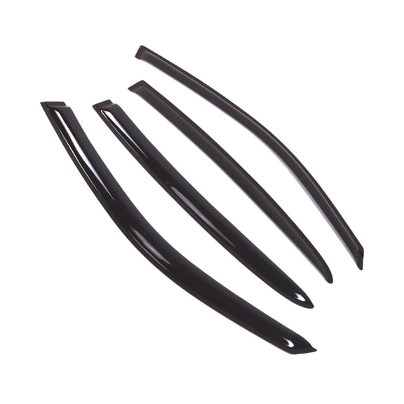 Tuningpros WD2-760 Outside Mount Window Visor Deflector Rain Guard Dark Smoke 4 Pcs Set For 2011-2016 Dodge Charger