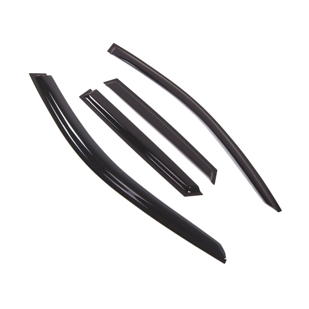 Tuningpros Dark Smoke Window Visors For Acura MDX 2007-2013 - 4pc Outside Mount Rain Guards