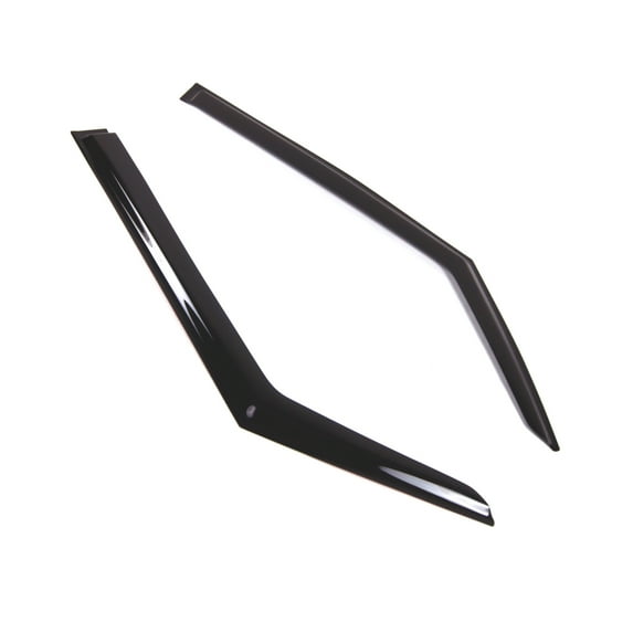 Tuningpros WD2-783 Outside Mount Window Visor Deflector Rain Guard Dark Smoke 2 Pcs Set For 2013-2016 Mini Paceman