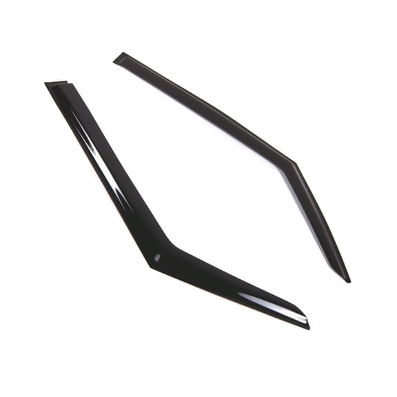 Tuningpros WD2-783 Outside Mount Window Visor Deflector Rain Guard Dark Smoke 2 Pcs Set For 2013-2016 Mini Paceman