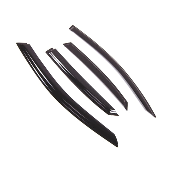 Tuningpros WD2-822 Outside Mount Window Visor Deflector Rain Guard Dark Smoke 4 Pcs Set For 2015-2016 Lexus NX200t NX300