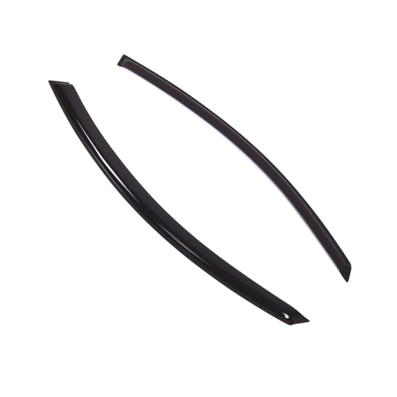Tuningpros WD2-835 Outside Mount Window Visor Deflector Rain Guard Dark Smoke 2 Pcs Set For 2008-2013 Nissan Altima Coupe