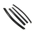 thumbnail image 1 of Tuningpros WD2-838 Outside Mount Window Visor Deflector Rain Guard Dark Smoke 4 Pcs Set For 2010-2017 Nissan LEAF, 1 of 5