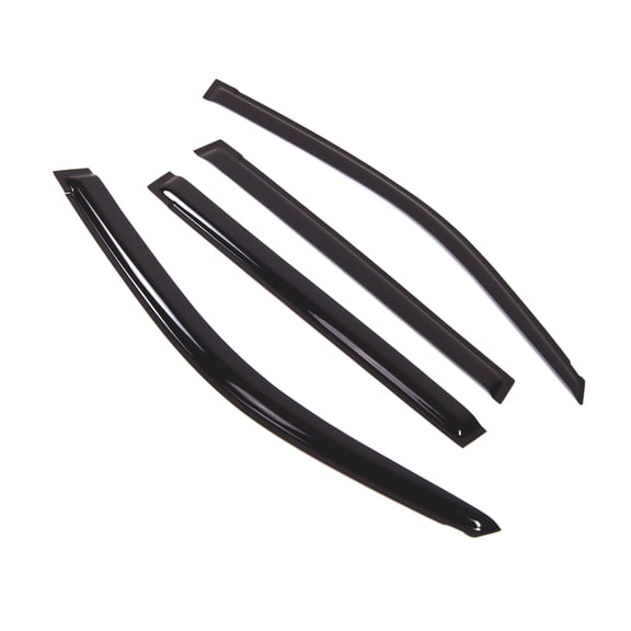 Tuningpros WD2-847B Outside Mount Window Visor Deflector Rain Guard Dark Smoke 4 Pcs Set For 2017-2018 Lexus GX460