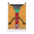 thumbnail image 1 of Tunis, French North Africa, Hotel Transatlantique, circa 1933, unframed poster designed by Erik Nitsche, 1 of 1
