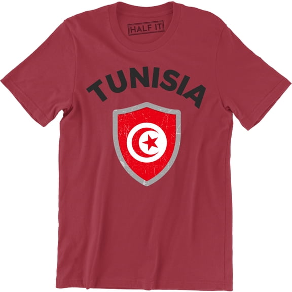 Tunisia Tunisian Country National Map Flag Fun Novelty Men's T-Shirt