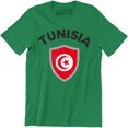 thumbnail image 1 of Tunisia Tunisian Country National Map Flag Fun Novelty Men's T-Shirt, 1 of 4