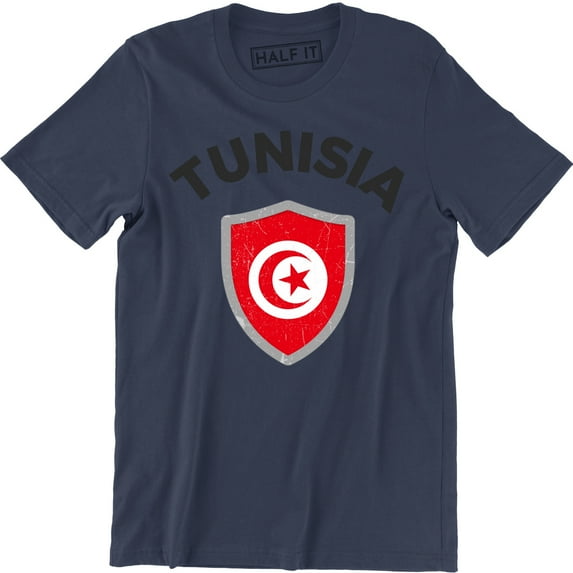 Tunisia Tunisian Country National Map Flag Fun Novelty Men's T-Shirt