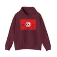 thumbnail image 1 of Tunisia Tunisian Pride Flag Hoodie, Gifts, Hooded Sweatshirt, 1 of 4