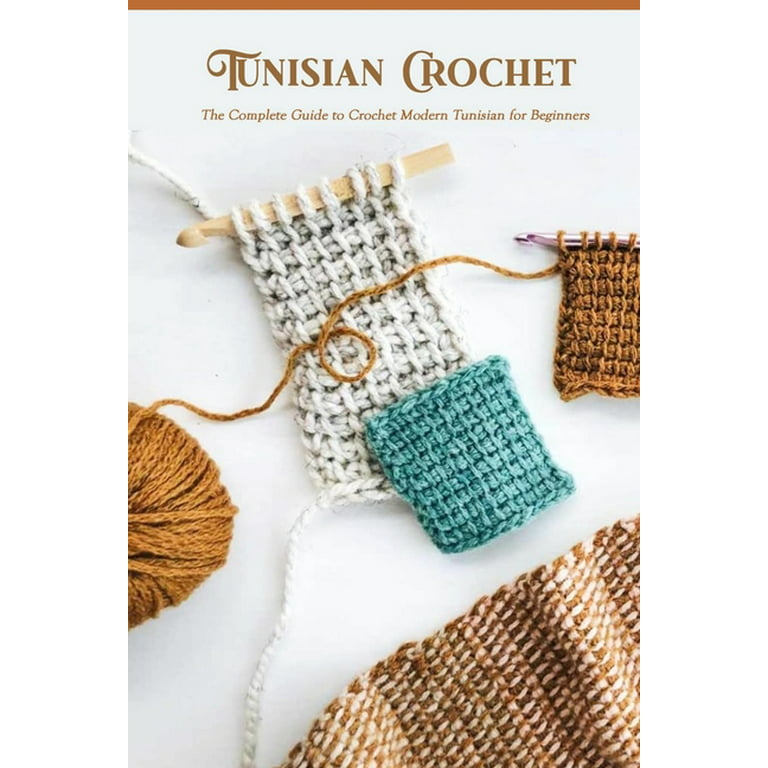 Beginner Crochet Kit Tunisian Crochet Washcloth - Noor's Knits