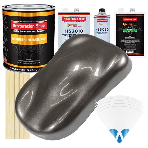 Tunnel Ram Gray Metallic Premium Gallon Kit URETHANE BASECOAT Car Auto Paint Kit