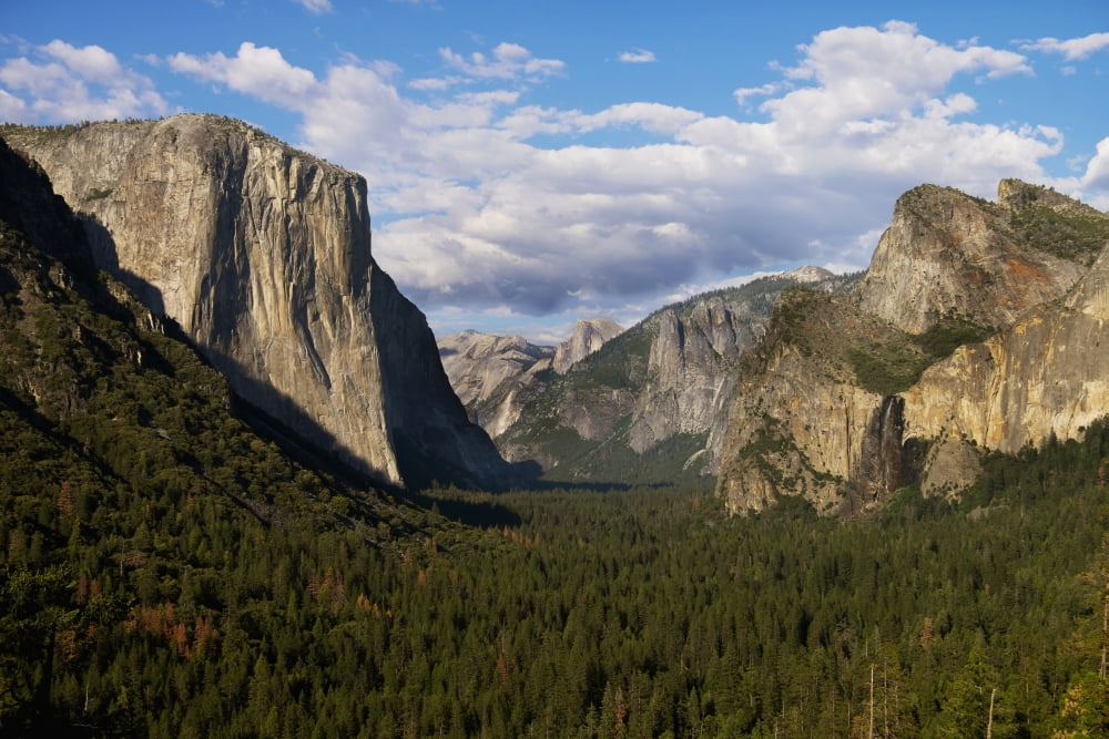 Tunnel view in Yosemite National Park California United States of America Canvas Art - Gina Bringman Design Pics (19 x 12)