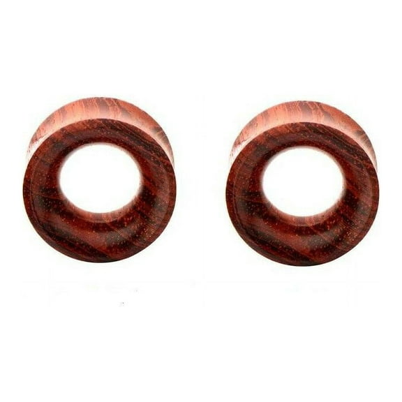 Tunnels Organic Sawo Wood Flared Sold as a Pair Large Gauge - Wholesale