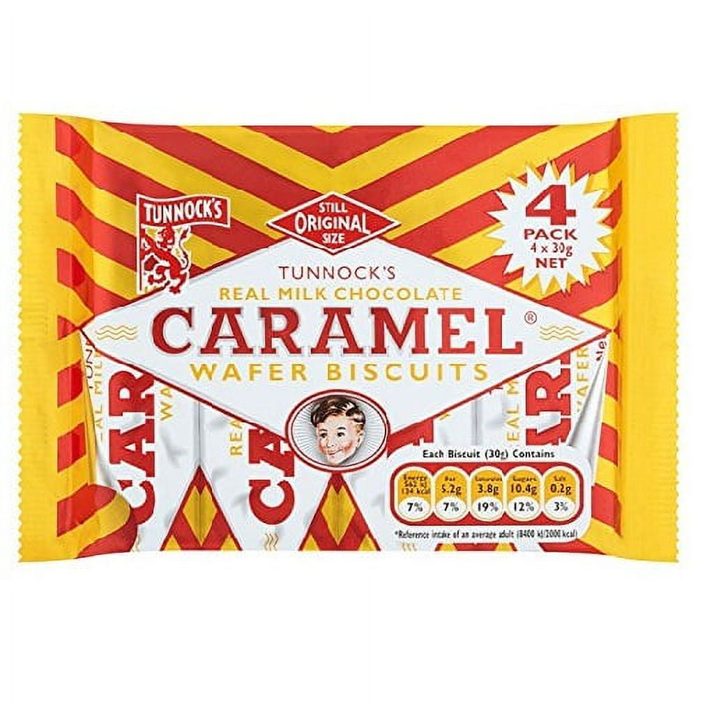 Pack Of 4 Tunnocks Caramel Wafers (12 Bars Package - View #5