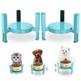 Tunpug Upgraded Elevated Dog AIF4 Bowls Standfor Small Cats Dogs,2 Pack