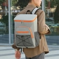 thumbnail image 1 of Tuobarr Backpack, Camping Essential, Cooler Backpack Insulation Leak-Proof Backpack Large Capacity Lightweight Travel Camping Beach Backpack Cooler Ice Chest Orange, 1 of 5